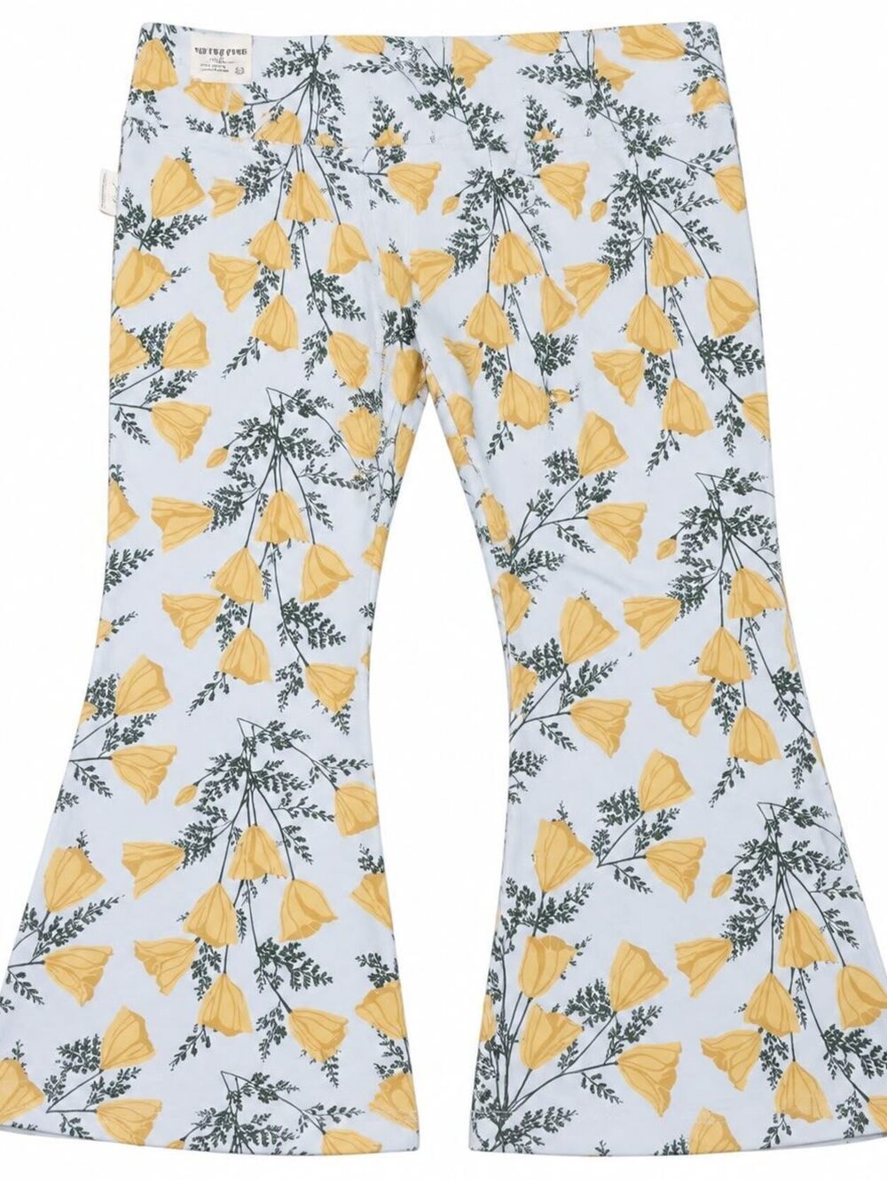 We The Free Lemon print flared pants